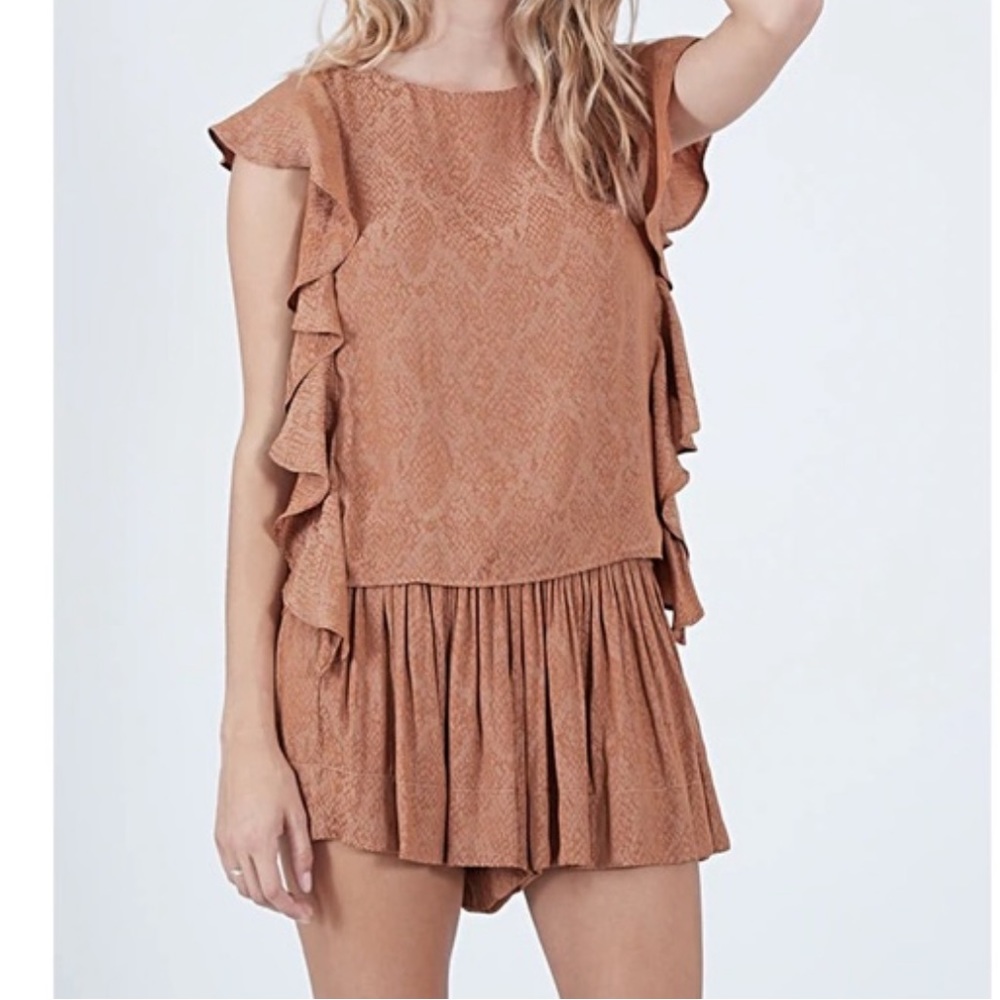 Shop Koch Erica Skirt in Café Python size Medium